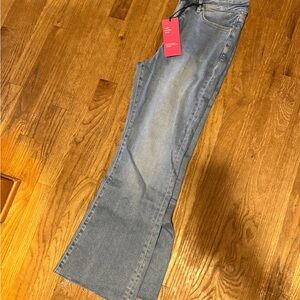 Stylish Light Blue Flare Jeans